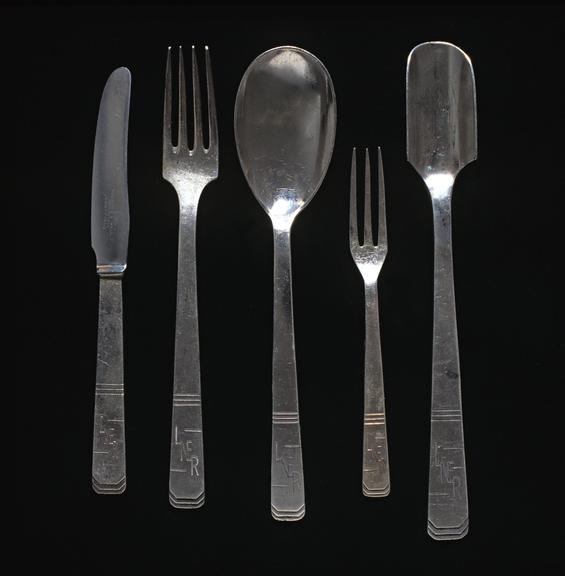 Silver plated hors d'ouevres fork, London & North Eastern Railway